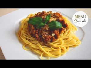 Sos do spaghetti. Pomysł na szybki i smaczny obiad. MENU Dorotki. – YouTube